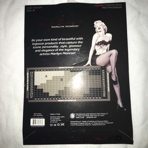 Marilyn Monroe Accessories - NWT Marilyn Monroe black/red fishnet stockings Marilyn Monroe Accessories - NWT Marilyn Monroe black/red fishnet stockings